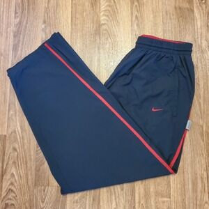 VTG Nike Georgia Bulldogs Track Pants Joggers Men XL Black Storm Fit Baggy Y2K